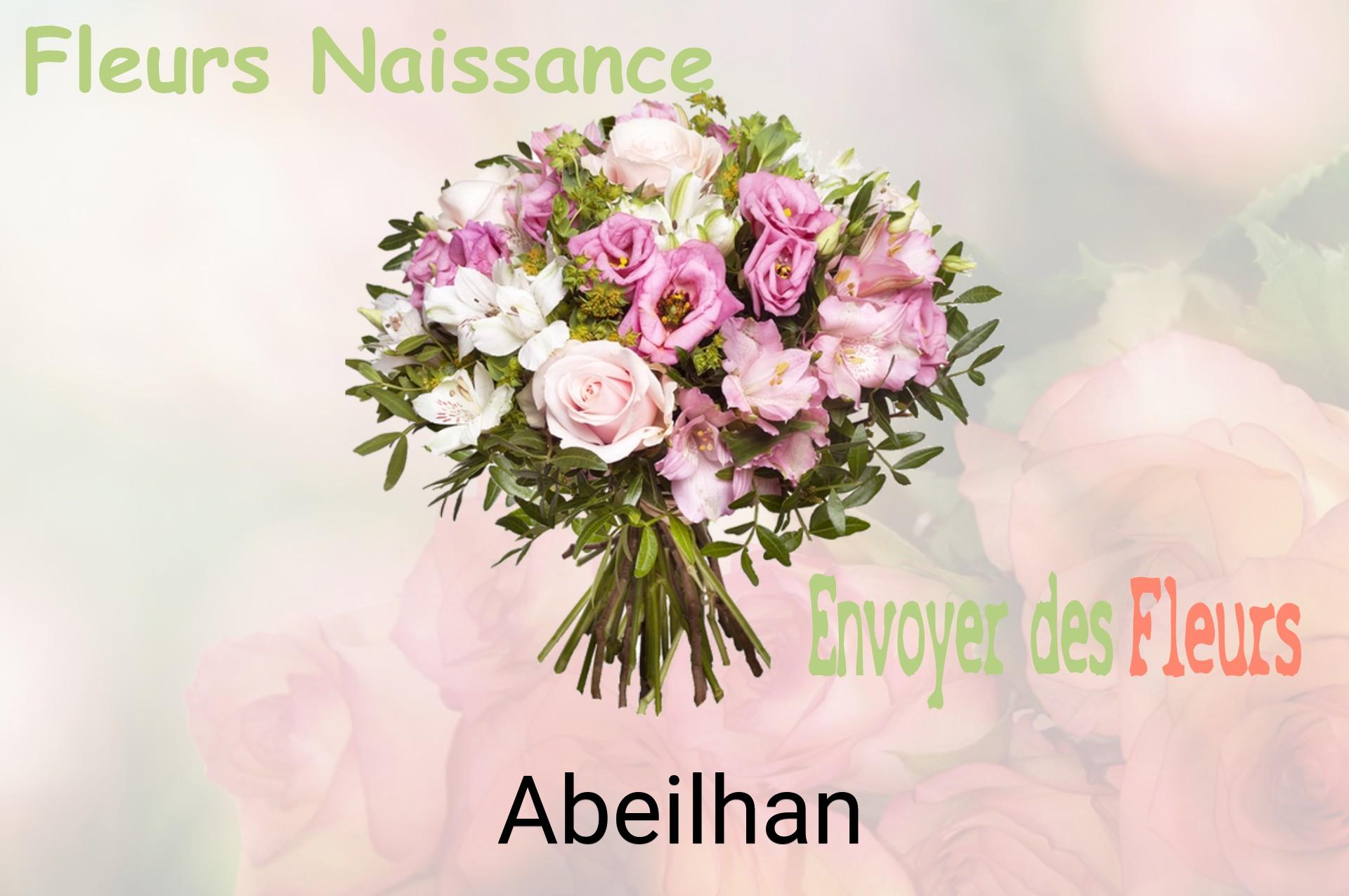 Bouquet de fleurs de naissance livré à Abeilhan